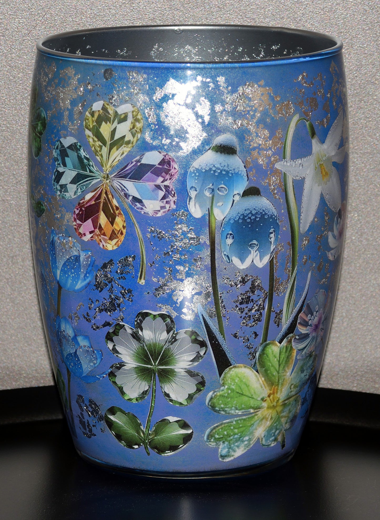 Vaas Bloemen van glas