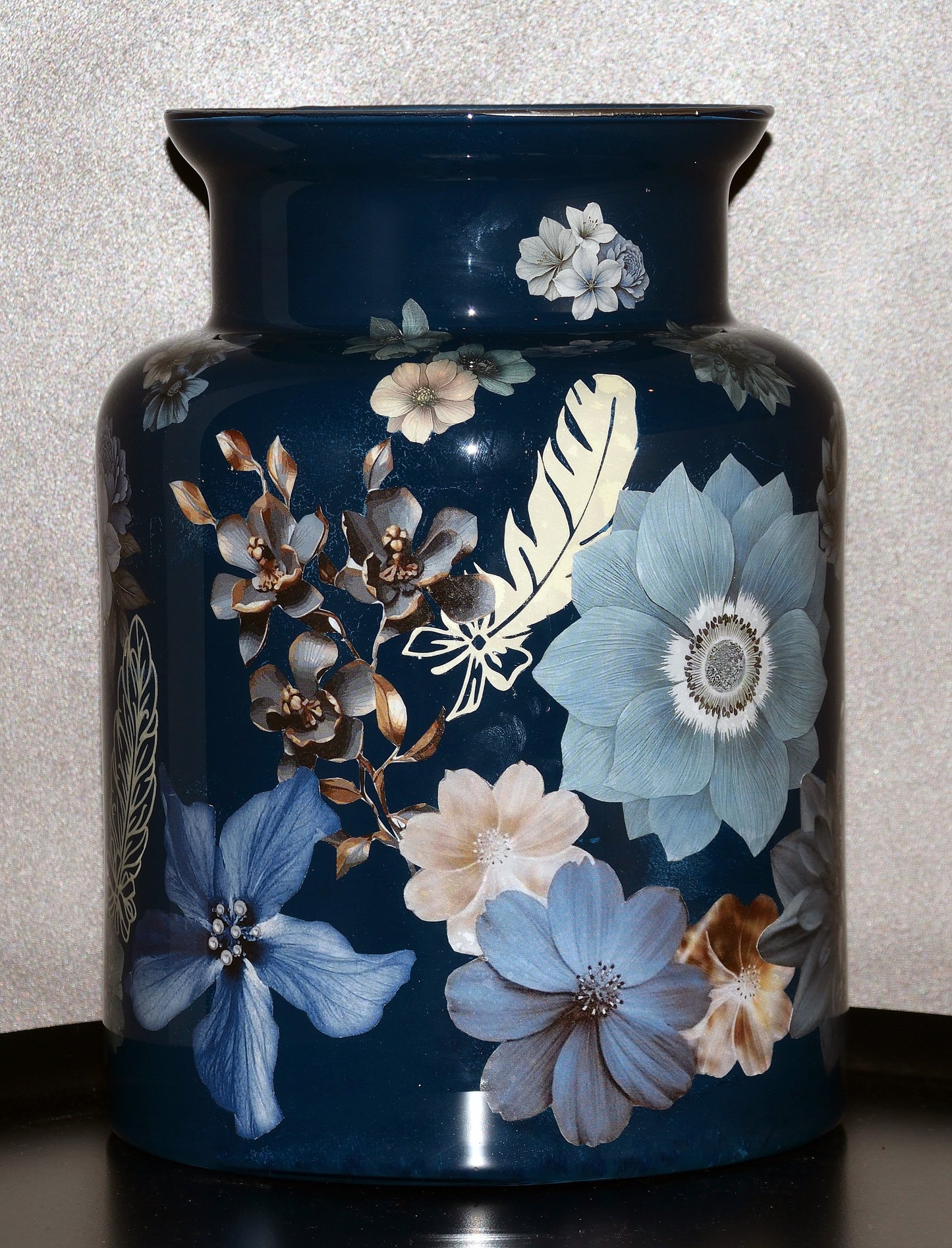 Vaas Bloemen Lichtblauw
