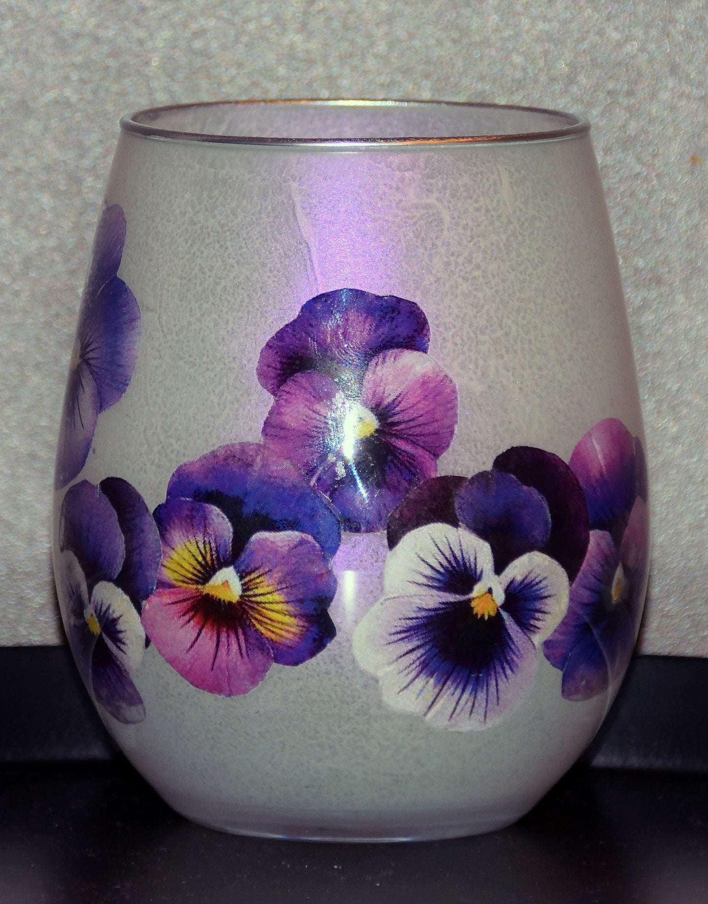 Theelichtje viooltje