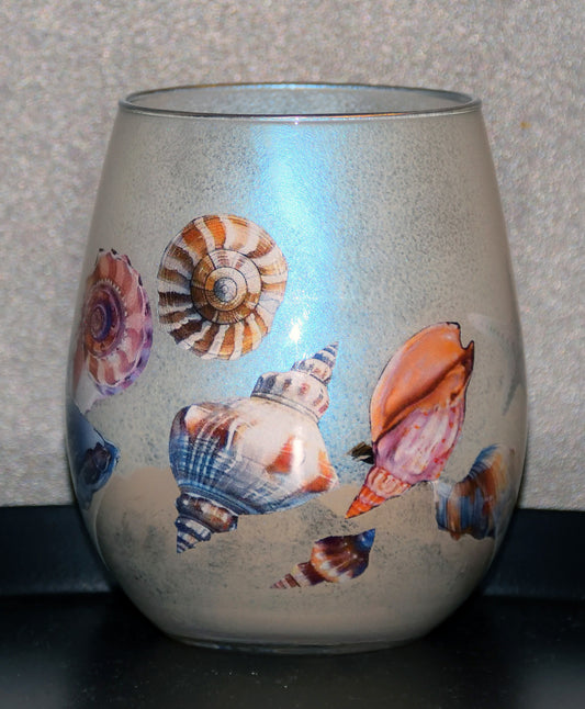 Theelichtje schelpen 3