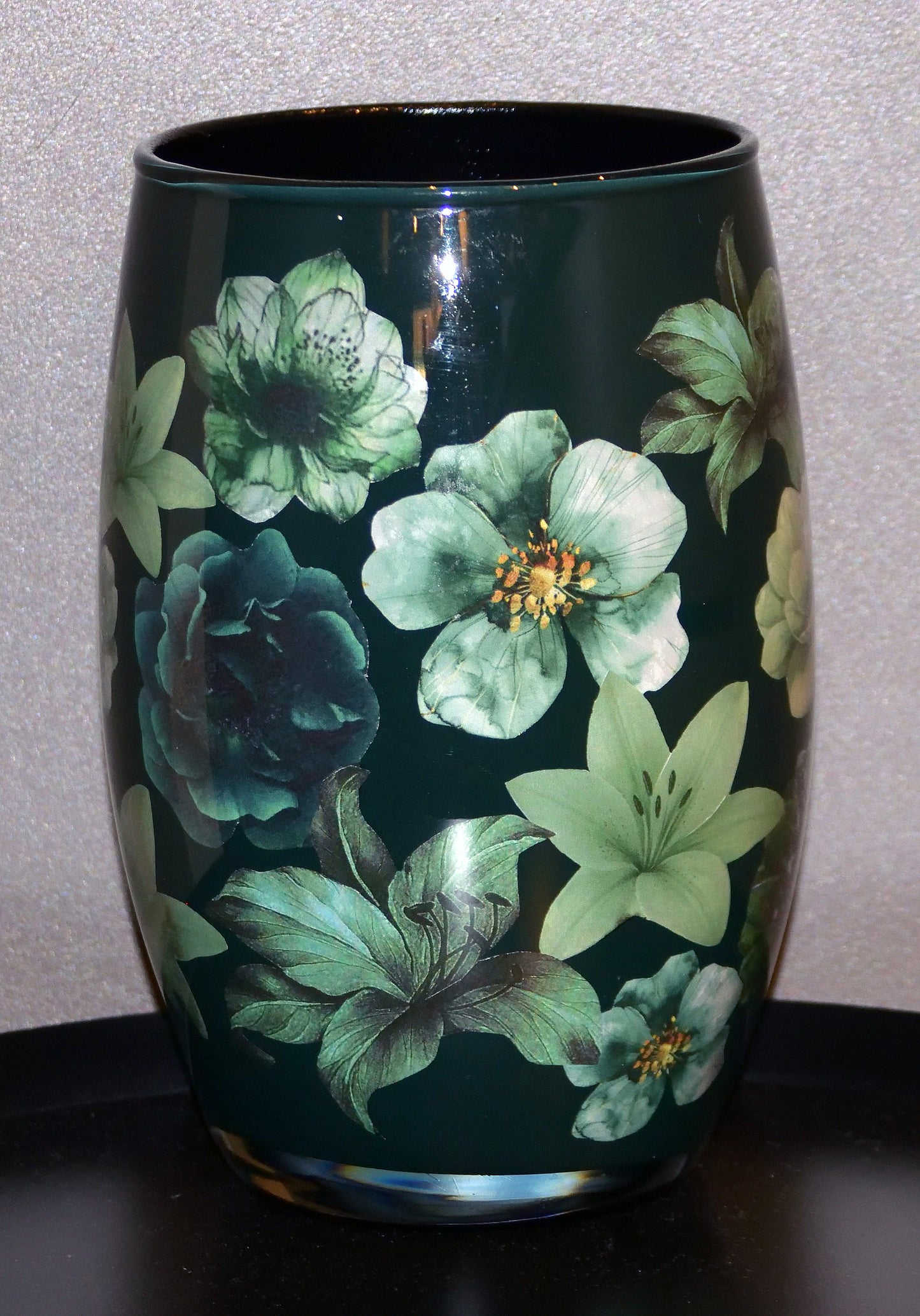 Vaas Groene bloemen voor Franka