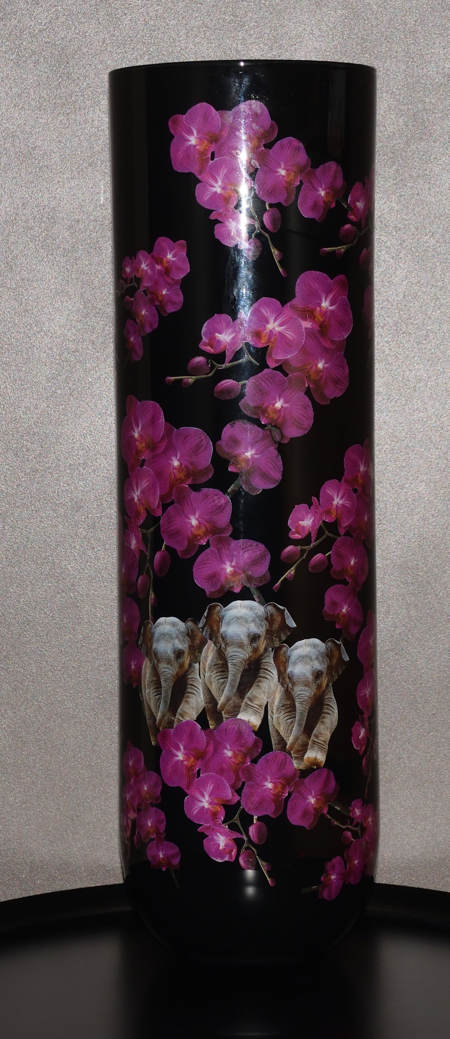 Vaas Olifanten en Orchideeën