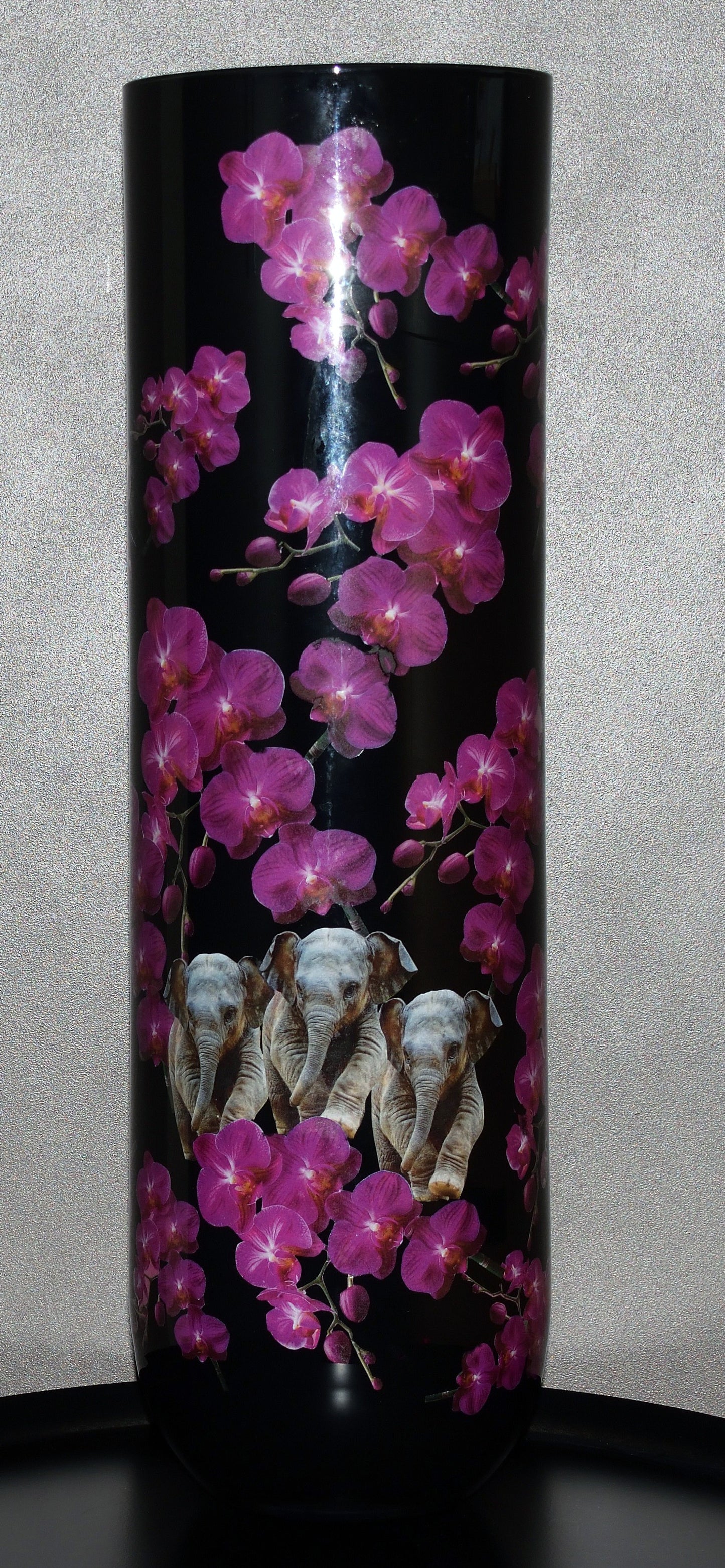 Vaas Olifanten en Orchideeën