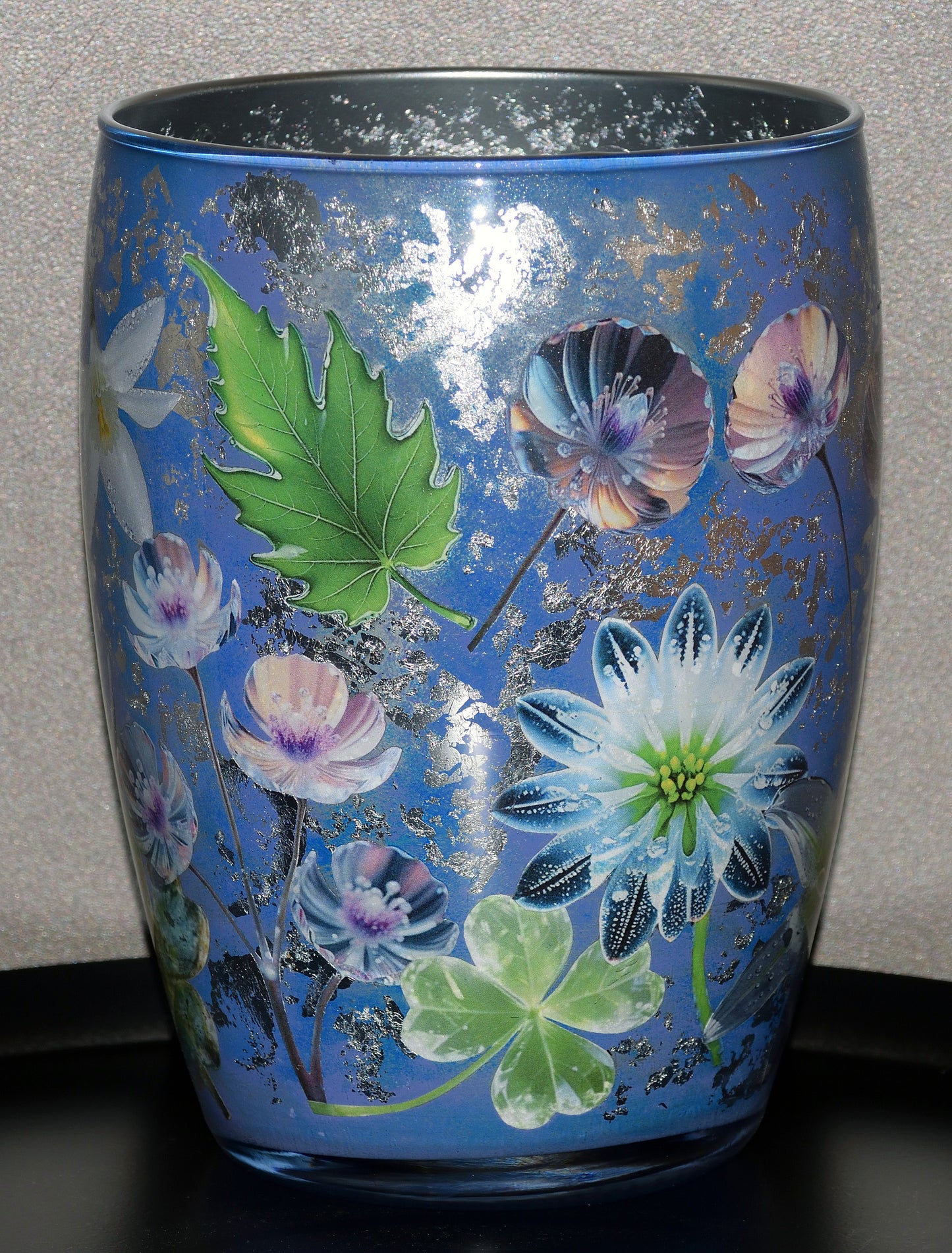 Vaas Bloemen van glas