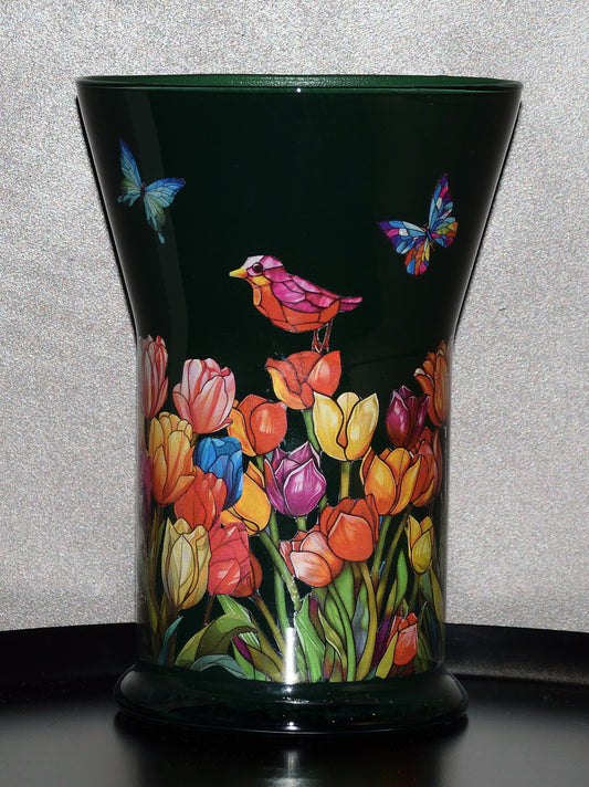 Vaas Tulpen mozaïek